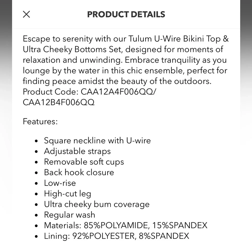 CUPSHE x JOJO FLETCHER Swimsuit bottoms - Picture 5 of 5